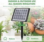 49FT Solar Drip Irrigation System Kit, Auto Watering for 15 Pots - Image 2