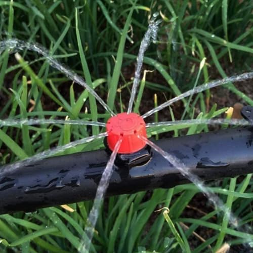 DIY Drip Irrigation Kit with Vortex Emitters - Garden Watering System for Raised Beds, Greenhouse & Containers, Adjustable Misting Nozzles, 1/2 inch 65.6 FT Hose (Irrigation D3) - Image 7