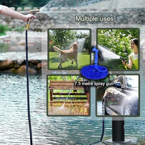 Column Garden Water Faucet, freestanding Hose Stand with Faucet, Decorative Water Feature Fountain Water Dispenser Hydrant, for Garden Irrigation and Washing(50 * 10.5cm/19.7 * 4.1in) - Image 6
