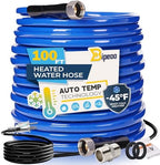 100FT Heated Water Hose for Rv,Heated Water Hose Antifreeze to -45°F,Great Rv Accessories for Campers,Livestock,Agriculture,Lead and BPA Free by Bipeoo