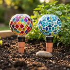 LIFKOME Self Watering Globes 2 Pack Glass Reservoirs with Terracotta Spikes - Image 2
