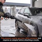 Duraaamo 5000 Psi Hot Water Pressure Washer Gun (up to 300°f) with Vented Lance, 15 Gpm High Pressure Spray Gun, 3/8" Inlet, M22 Outlet, Stainless Steel Lance for Industrial Cleaning - Image 6