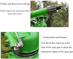 Farm Irrigation Spray Gun, Automatic Rotating Garden Sprinkler Irrigation High-speed Spray Gun, 0-48° Adjustable Elevation Angle, 360° Rotating Spray Angle, Used for Farmland Irrigation - Image 4