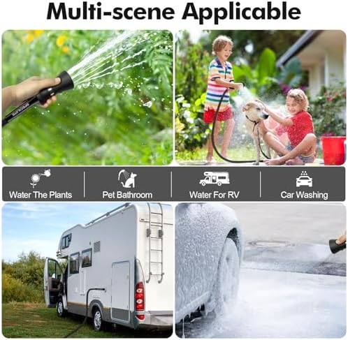 SPECILITE 3/4" Garden Rubber Hose 25 ft with High Flow Nozzle - Image 7