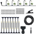 DEMORA 50FT Automatic Drip Irrigation Kit, Bendable Watering Hose with Multi Sprinkler Heads, Misting System for Garden Yard Outdoor Plants Greenhouse by DEMORA