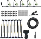 DEMORA 50FT Automatic Drip Irrigation Kit, Bendable Watering Hose with Multi Sprinkler Heads, Misting System for Garden Yard Outdoor Plants Greenhouse by DEMORA