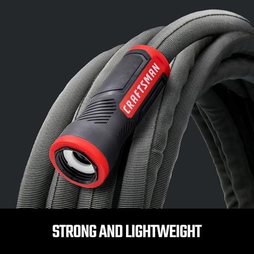 CRAFTSMAN ExoShield Heavy-Duty Fabric Hose - Industrial-Grade Lightweight Garden Hose 100 Feet x 5/8 Inch - Image 3