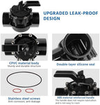4717 3 Way Pool Valve, 3-Port Positive Seal NeverLube Valve Replacement for Jandy 4717 3-Port 2 to 2-1/2-inch CPVC Pool Diverter Valves for Swimming Pool & Spa Systems Hot Tubs and Spas and Non Lube - Image 6