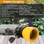 1.5" Agriculture Farm Irrigation Sprinkler Lawn Sprinkler 360° - Image 6