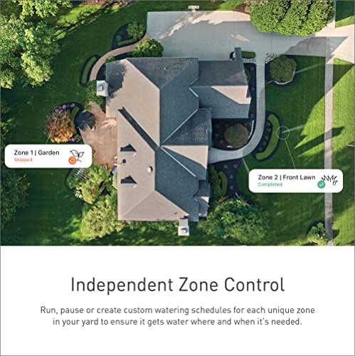 Moen 8-Zone Smart Sprinkler Controller, Wi-Fi Connectible Smart Irrigation System with Automatic Water Timer, WICNT008G1USA - Image 3
