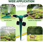 360-Degree Rotating Garden Sprinkler for Yard Large Area Coverage, Automatic Water Sprayer Irrigation for Garden, Adjustable Angle Water Sprinklers for Yard Lawn Greenhouse Vegetable Watering (3pcs) - Image 6