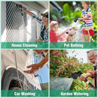 Stainless Steel Garden Hose 100FT, Stainless Steel Heavy Duty Water Hose With 10 Function Nozzle, No-Kink, Tough & Flexible, Sturdy and Lightweight, Rust Proof for Yard, Outdoor - Image 7