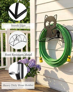 Cat Hose Hanger Wall Mount Heavy Duty 125'5/8"﻿Animal Garden Hose Holder - Image 3
