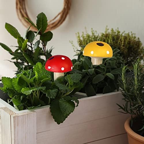 4 Pieces Plant Watering Stakes Self Watering Spikes Automatic Irrigation Devices Clay Drip Cones Suitable for Potted Plants Houseplants Patio Hanging - Image 5