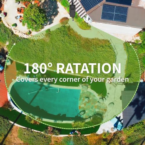 1/2" x 100 FT Heavy Duty Retractable Garden Hose Reel, Grey - Image 4