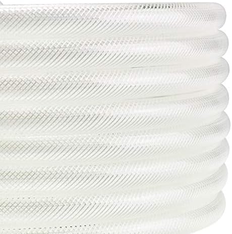 EASTRANS 5/8" ID x 50ft High Pressure Braided Tubing Clear Vinyl Hose - Image 5