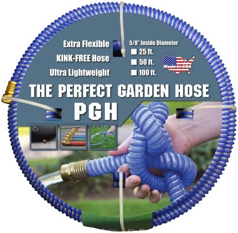 Tuff-Guard - 001-0106-0600 The Perfect Garden Hose, Kink Proof Garden Hose Assembly, Blue, 5/8" Male x Female GHT Connection, 5/8" ID, 50 Foot Length by JGB+Enterprises