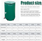 Collapsible Rain Barrel，Foldable Rainwater Collection Barrel，Outdoor Rainwater Collection Barrel,Portable PVC Fluid Storage ，Rain Barrels，for Garden Outside Lawn(500L) - Image 2