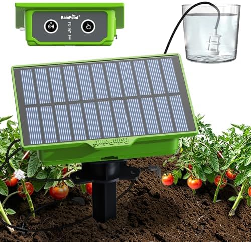 RainPoint WiFi Solar Drip Irrigation System Indoor & Outdoor,WiFi HUB Need by RainPoint