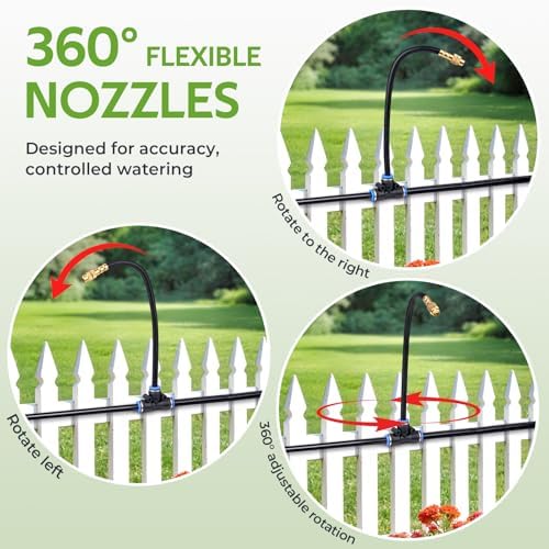 HIRALIY 100FT Misting Irrigation Kit - Image 6