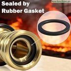 1 Inch Fire Hose Nozzle Brass NPSH/NPT Fire Nozzle 36GPM 100PSI - Image 5