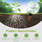 6 Pack Self Watering Globes for Indoor Plant Plastic Water Bulbs 17.5 oz Automatic Watering Planter Insert Top Fill with Slow Release Control Plants Watering Devices System, Water Spikes Stakes - Image 3