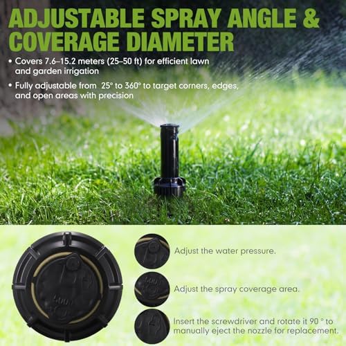 6 Pack Sprinkler Heads Compatible with Rain Bird 5000 Series - Image 5