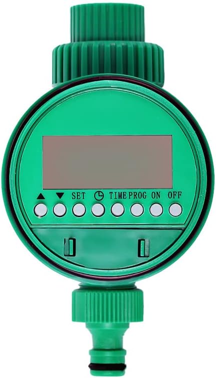 Sprinkler Timer Outdoor, Irrigation Timer Water Timer for Garden Hose, Automatic Solenoid Valve Controller Digital Timer for Yard, Lawns by Miskall