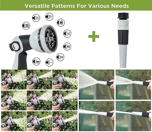 Tuyeho Heavy-Duty Automatic Retractable Garden Hose Reel 90FT Wall Mount - Image 4