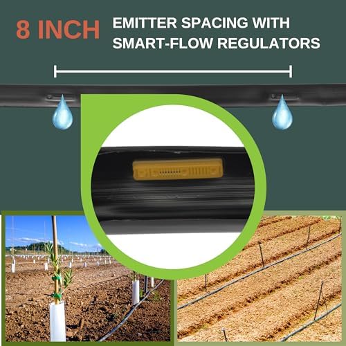 Strongman Premium Drip Irrigation | 1640 ft 5/8" Tape Roll | Smart Regulator | Garden Drip Watering System for Plants, Lawn, Greenhouse | 0.26 GPH | 0.4mm Thickness - Image 5