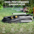 Garden Hose 100ft, Ultra-Light Garden Hoses, Flexible Water Hose 100ft, Burst-Resistant, Kink-Free, High-Pressure, All-Weather Use for Lawns, Gardens, and Outdoor Cleaning Waterhose - Image 4