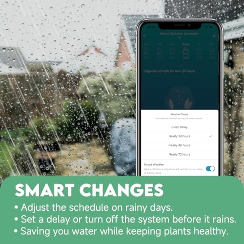 Smart Sprinkler Controller, 16-Zone/Station Irrigation System, App Enabled - Image 5