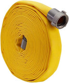 Yellow 1 1/2" x 50' Forestry Hose with Aluminum NH Couplings by FireHoseDirect
