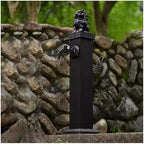 Floor Mounted Faucet Outdoor Water Pipe Vertical Fountain Irrigation Column,304 Stainless Steel Vertical Garden Water Column - Outdoor Independent Water Pipe with Locking All Copper Faucet, by Unknown