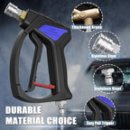 Short Pressure Washer Gun with 3/8" Swivel, 4080PSI - Image 4