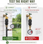 Drip Irrigation Faucet Adapter, 25 PSI, 1/2 and 1/4 in, 2-Pack - Image 5