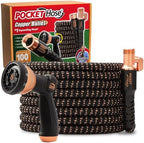 Pocket Hose 100 FT Copper Bullet Hose, 10-Pattern, 650psi by PocketHose