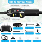 6Gallon Portable Misting System, 30FT Water Cooling Mister with Pump, Black - Image 4