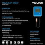 YoLink FlowSmart NSF Water Meter, Smart Water Usage Monitor and Water Leak Detection: 0.75 Inch Advanced Smart Home Water Meter, Hub Included, YS1603+YS5007 - Image 7