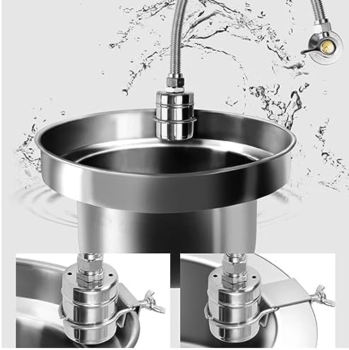 304 Stainless Steel Float Valve, 1/2" 3/4" 1" Auto Shut Off Mini Float Valve+Fixing Clamp, Stainless Steel Fully Automatic Water Level Control Float Valve, With Narrow Edge Clamp (Size : 1 inch) - Image 6