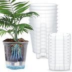 Wonderjune Self Watering Planter, 5.91'', Clear, 9 Pcs by Wonderjune