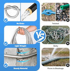 Garden Hose, Water Hose with 10 Function Nozzles, No Kinks, Flexible Hose, Lightweight, Puncture Proof Hose for Yard and Outdoor（53FT） - Image 3