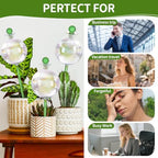 17 oz 2 Weeks Extra Large Plant Watering Globes, Iridescent Glass Self Watering Globes, Self Watering Planter Insert, Automatic Watering Bulbs for Daily or Vacation Use (4 Pack) - Image 6