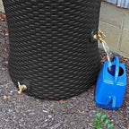 Good Ideas Impressions Nantucket Rain Water Collection Barrel, 3 Pack - Image 4