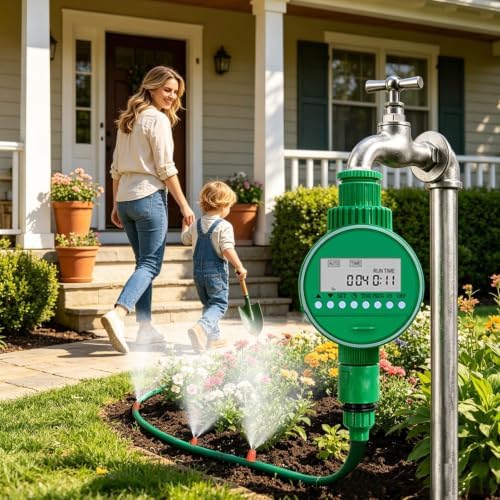 Water Faucet Timer Digital Programmable Automatic Plant Irrigation - Image 2
