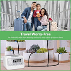 49FT Automatic Plant Watering System–HEKIWAY 390 Adjustable Watering Modes, Supports 15-36 Pots | Indoor Garden System & Vacation Plant Watering Devices, Auto Watering for Plants Outdoor - Image 7