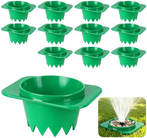 12-Pack Sprinkler Head Protectors - Sprinkler Head Guards for Lawn by Nomanak