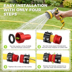3/4" Garden Hose Repair Kit with Upgraded Hose Clamp - Image 5