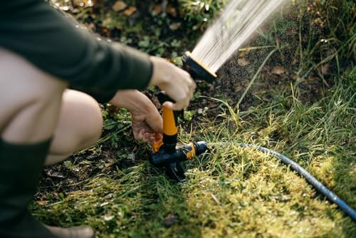 Fiskars Starter Set Precision Watering, Incl. ground spike sprinkler base, spray gun Multi and adapter for Fiskars watering rods and spray heads, Comfort, 1070830 - Image 6