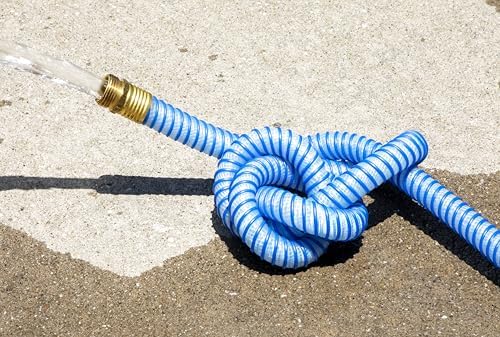 Continental Kinkguard Blue Garden Hose, 5/8in Inside Diameter Male x Female Garden Hose Thread (25ft) - Image 3